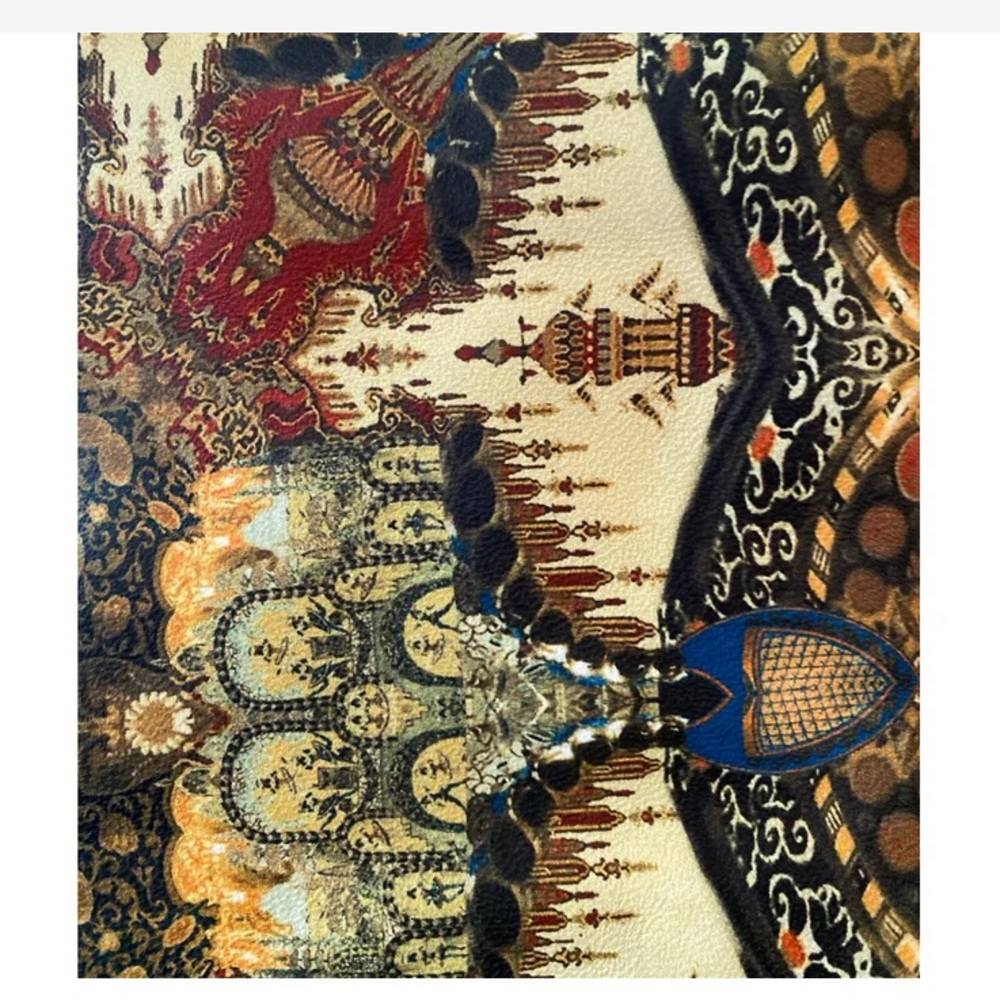 Etro Printer Leather Pouch - Pristine Condition - image 7